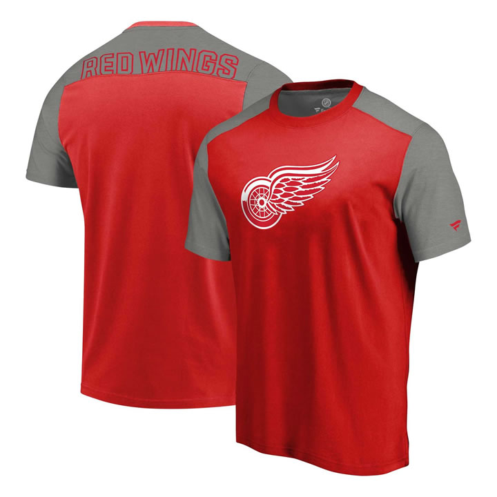 Detroit Red Wings Fanatics Branded Iconic Blocked T-Shirt RedHeathered Gray,We sell and wholesale Detroit Red Wings Fanatics Branded Iconic Blocked T-Shirt RedHeathered Gray on line form chian!